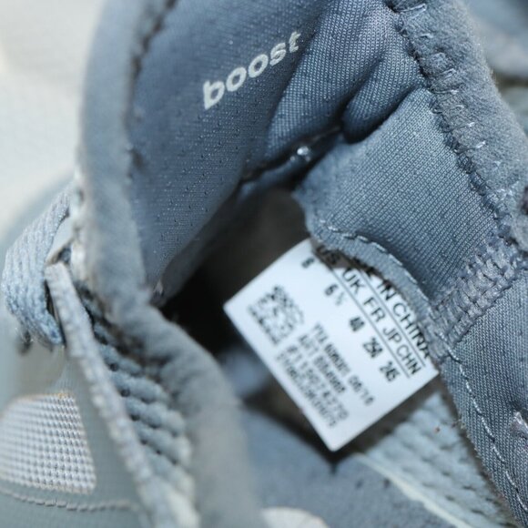 Adidas Womens Boost Running Shoe Size 8 All Terrain Sneaker Gray Stretch Knit - Picture 10 of 12